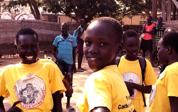 Enfants à l'école au Soudan du Sud.