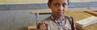 Mahlet élève de l'école primaire d'Ara